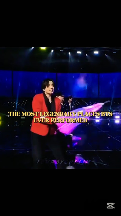 MOST LEGENDARY PLACES BTS every performed #bts #fyp #stage #performance #aura #100k #trend