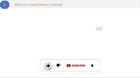 Boxing Unboxing Echt applicatiegebruik in C# .NET