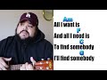 All I Want - Kodaline | Ukulele Cover & Play Along