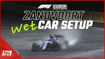 F1 2021 Zandvoort Wet Car Setup / Race Setup