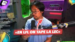 Sakor compare la LFL et la LEC concernant le NIVEAU : "on tape du milieu de tableau"
