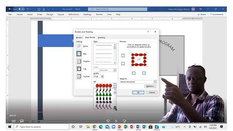 How to Add Border on all Pages Except  the Cover Page in Microsoft Word