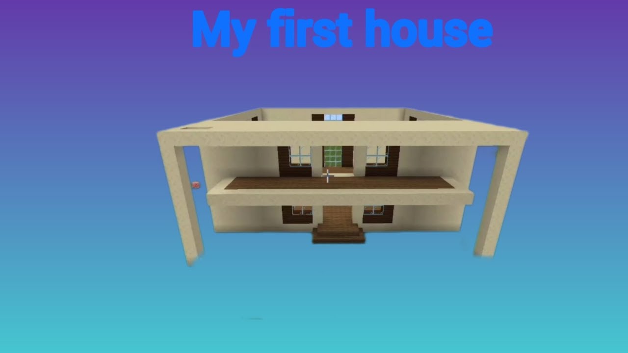 My first house in Minecraft Part 1 - YouTube