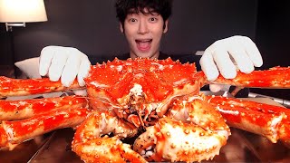 SUB)MUKBANG★GIANT KING CRAB 3.5KG!!★SEAFOOD REAL SOUND EATING SHOW [SIO ASMR]
