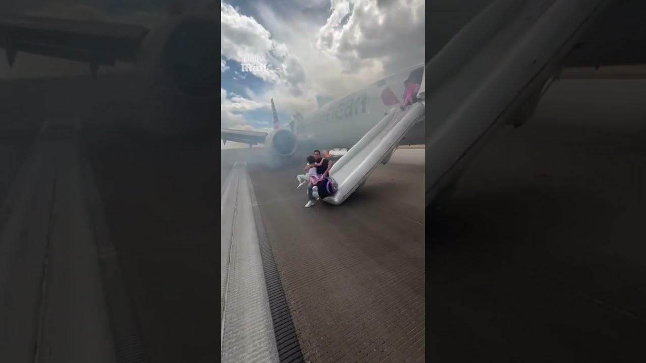 American Airlines Flight Forced To Evacuate After Plane Bursts Into Flames