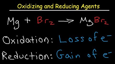 Oxidizing Agents and Reducing Agents