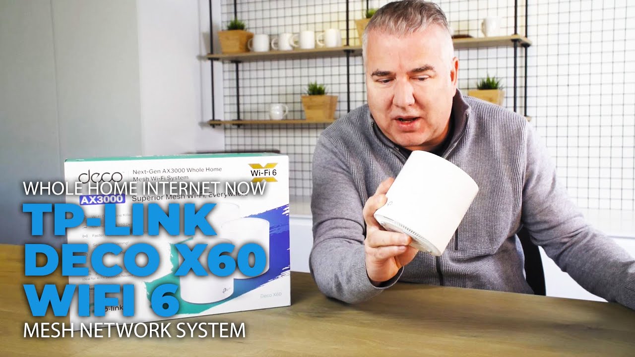 TP-Link Deco AX3000 WiFi 6 Mesh System(Deco X55) - Covers up to