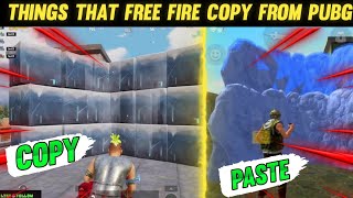 THINGS THAT FREE FIRE COPIED FROM PUBG BGMI || YOU DONT KNOW ABOUT || PUBG BGMI