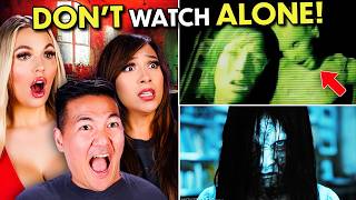 We Try Not To Get Scared Watching The Scariest Horror Movies!