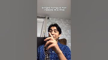 Single tonguing exercise for you!!! #oboe #doublereed #instrumental #music #shorts