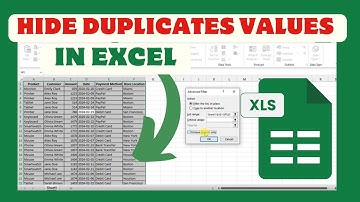 How To Hide Duplicate Values In Excel | Excel Tips & Tricks