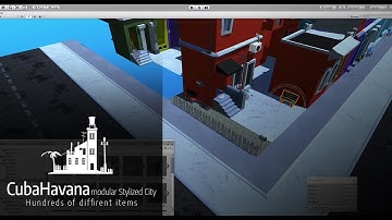 Unity3D CubaHavana - Quick Tutorial - Modular City Pack