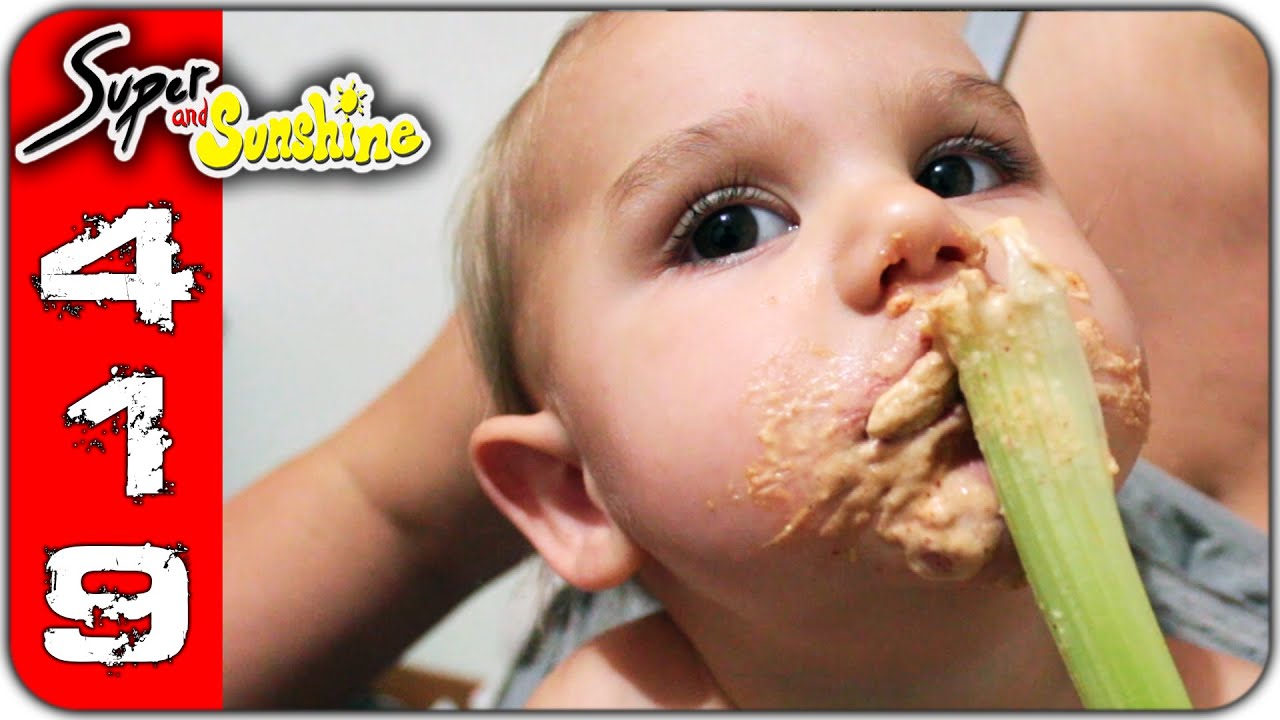 419 Late Night Celery Snack!!! A Super and Sunshine Family Vlog YouTube