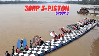 KANOWIT POWERBOAT RACE 30HP 3PISTON || Pesta Kanowit 2023 || PowerBoat Championship || REGATTA