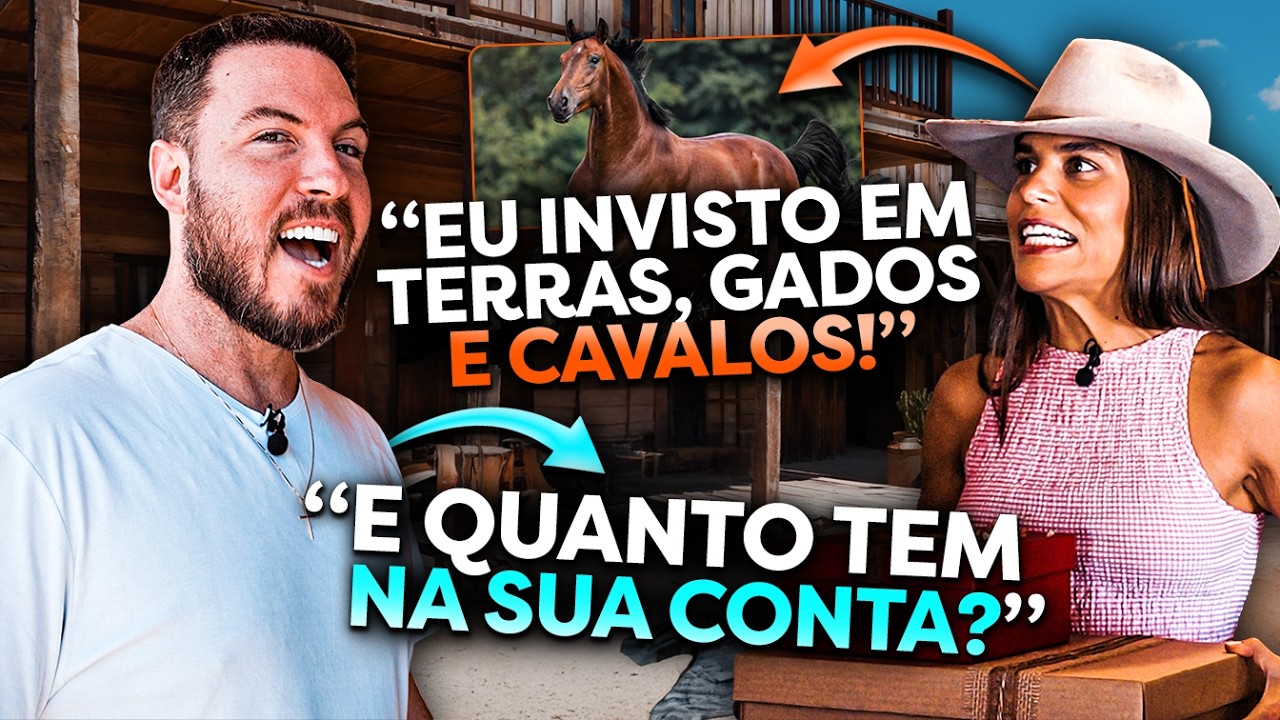 ELA INVESTE EM GADO, CAVALO E TERRAS! | AJUDANDO A CHEF JU LIMA A INVESTIR