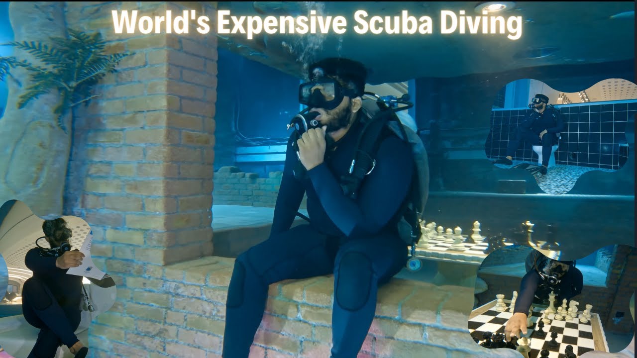 DEEP DIVE DUBAI World's Expensive Scuba Diving Telugu vlogs YouTube