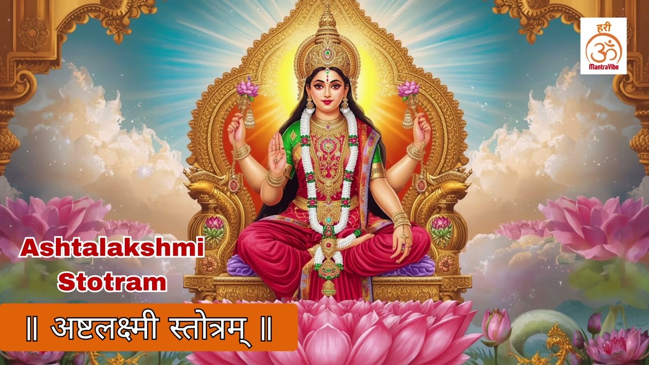 Ashtalakshmi Stotram | Ashta Lakshmi Mantra | Wealth, Prosperity & Divine Blessings