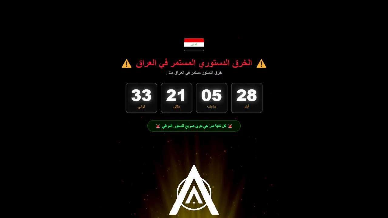 البث المباشر للخرق الدستوري المستمر في العراق | البشر شو اكس ومربع