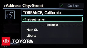 How-To: Input Address with Voice Recognition on Premium HDD Navigation with Entune® | Toyota