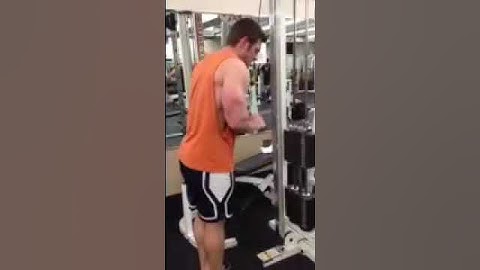 Tricep exercises. Drop set tricep extensions.