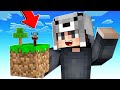 TEK BLOKTA HİLE İLE DEV OLUP TROLLEDİM 😱 - Minecraft