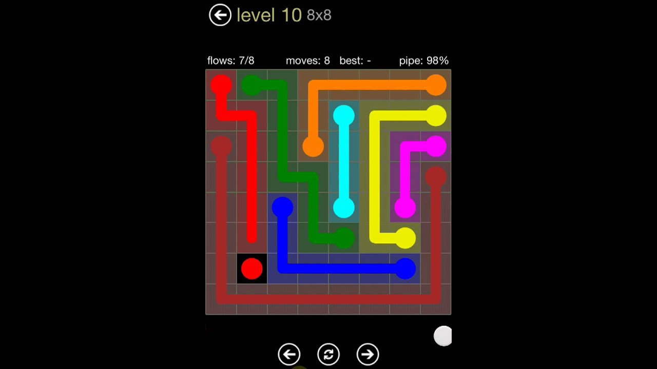 Ver Flow Free - 8X8 Level 10 Mania Walkthrough no YouTube Ver Flow Free - 8X8 Level 10 Mania Walkthrough no YouTube
