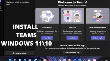 Install Microsoft Teams on Windows 11/10 | Latest Version of Teams
