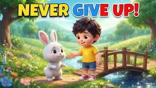 The Boy & Rabbit Who Never Gave Up 🐰💪 | Inspiring Moral Story for Kids | Tiny Tots World
