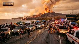 01 Minute Ago Usgs Warning Issued - Kilauea Volcano Erupted Mive Force - 3.000 Fled In 4 Minute