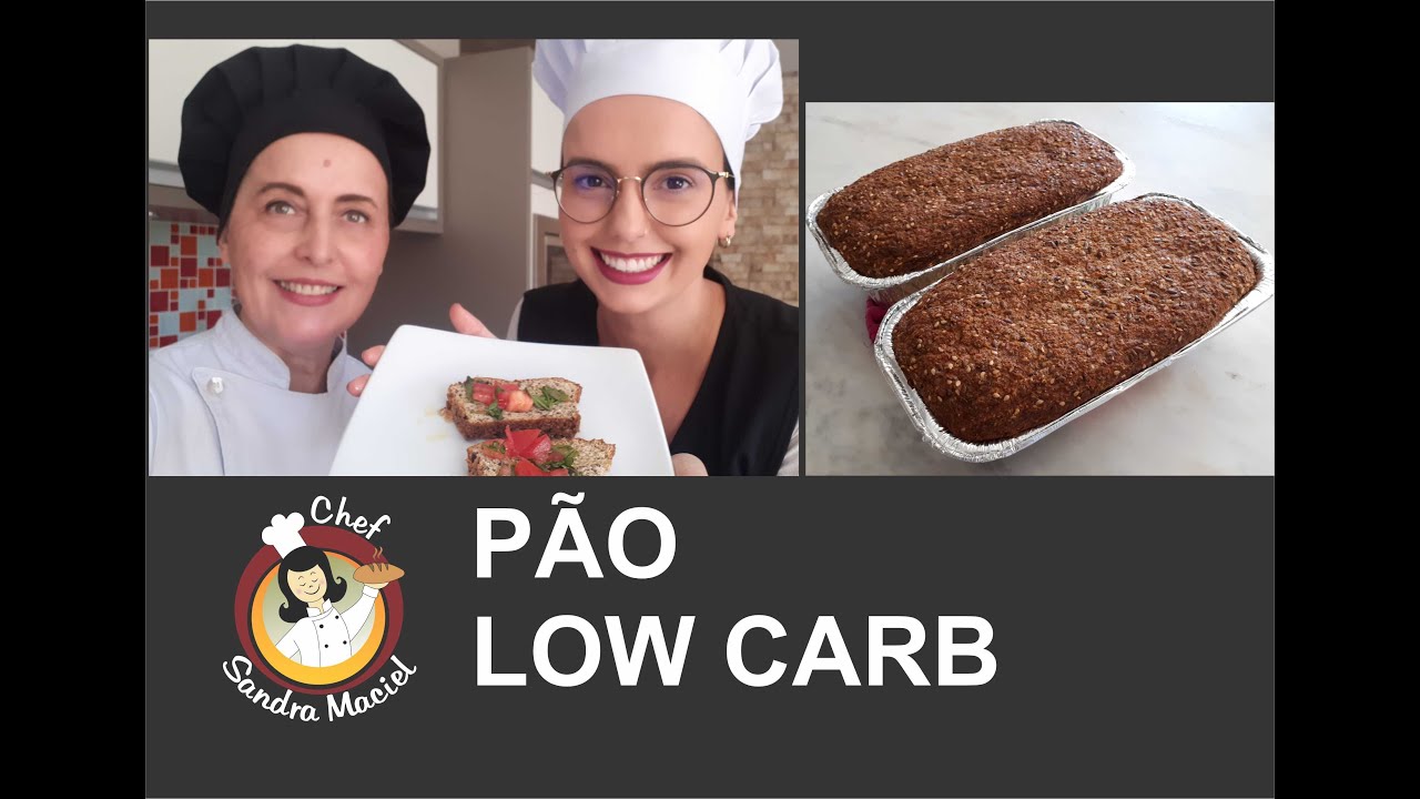 PÃO LOW CARB SEM GLÚTEN (sem farinha, sem lactose, baixa caloria)!