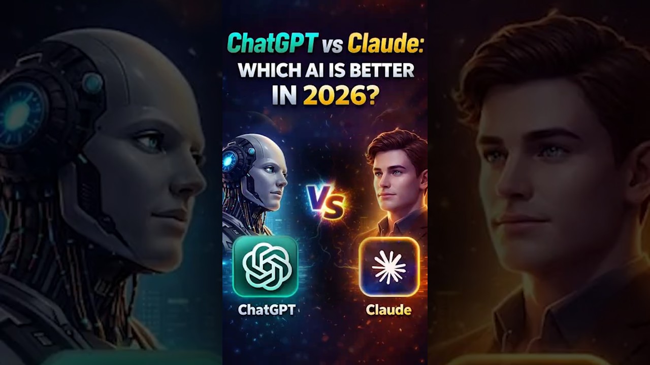 ChatGPT vs Claude 2026 - Which AI is Best Right Now? 🔥  Full Comparison! #chatgpt #claudeai