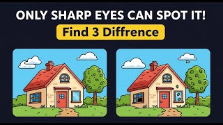 99% People Can’t Find All 3 Differences 😱 | Find 3 Difference Challenge | Brain Test