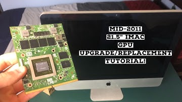 How to Upgrade/Replace GPU Graphics Card on Mid-2011 21.5" iMac