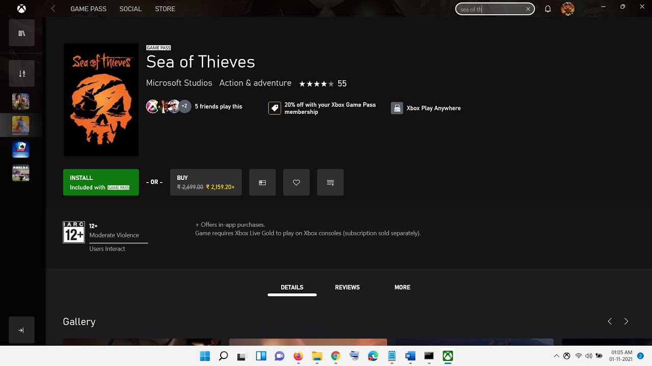 Fix Sea Of Thieves Not Installing On Xbox App On Windows 11 & 10 - YouTube