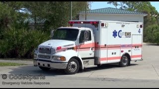 Collier County Ambulance 4 + North Naples Fire Dept. Engine 44