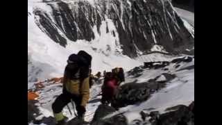 Everest climbing without battled oxygen