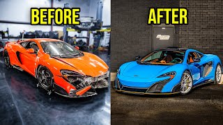FULL BUILD | Rebuilding A Wrecked $400,000 McLaren 675LT