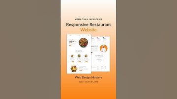 Restaurant Landing Page Using HTML CSS & JavaScript  #coding #webdesign #webdevelop #htmlcsstutorial