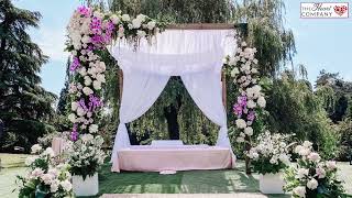 How To Make Mandap (Floral Arch) - Happy Indian Wedding Flowers