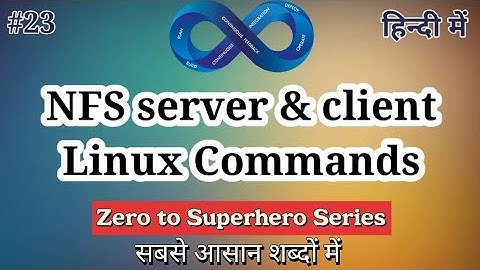 NFS Server and Client in Linux FULL DEMO in Hindi | Linux Tutorial for Beginner | #linuxinhindi