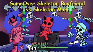 GameOver Skeleton Boyfriend vs Skeleton Mom - Friday Night Funkin