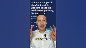 AI tried to Run a Business… DISASTER #ai #AIExperiment #Claude #AIFail #AIforBusiness #FutureOfWork