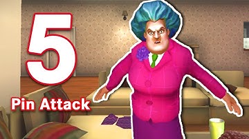 Scary Teacher 3D - Part 5 Pin Attack - Gameplay with Tips