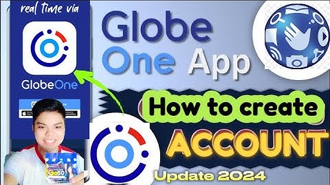 How to create account in globe one | Paano gumawa Account sa globe one | Globe one account globe one