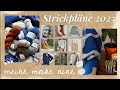Strickpläne: meine make nine für 2025 • Strickpodcast Ep. 1 | only knits in the building