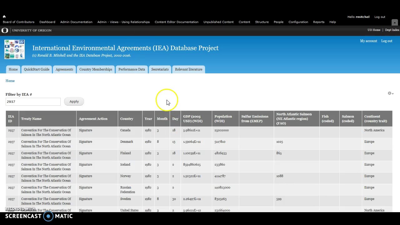 IEADB Tutorial for Board of Contributors