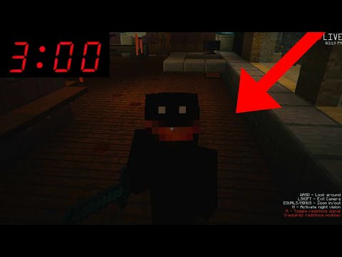 არ შეხვიდე ამ მაღაზიაში ღამის 3:00 ზე თორემ... | Minecraft