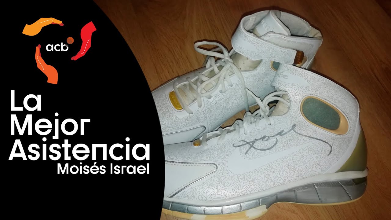 LaMejorAsistencia de Moisés Israel, zapatillas firmadas por Kobe Bryant -  YouTube
