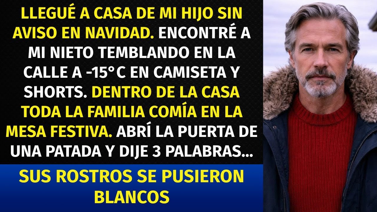 Mientras Mi Nieto Se Congelaba En La Calle En Navidad, Mi Familia Comía En La Mesa Festiva…