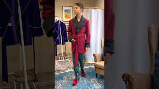 Why a red smoking jacket is a must-have 🤩 #herrenmode #menswear #style #fashiontrends